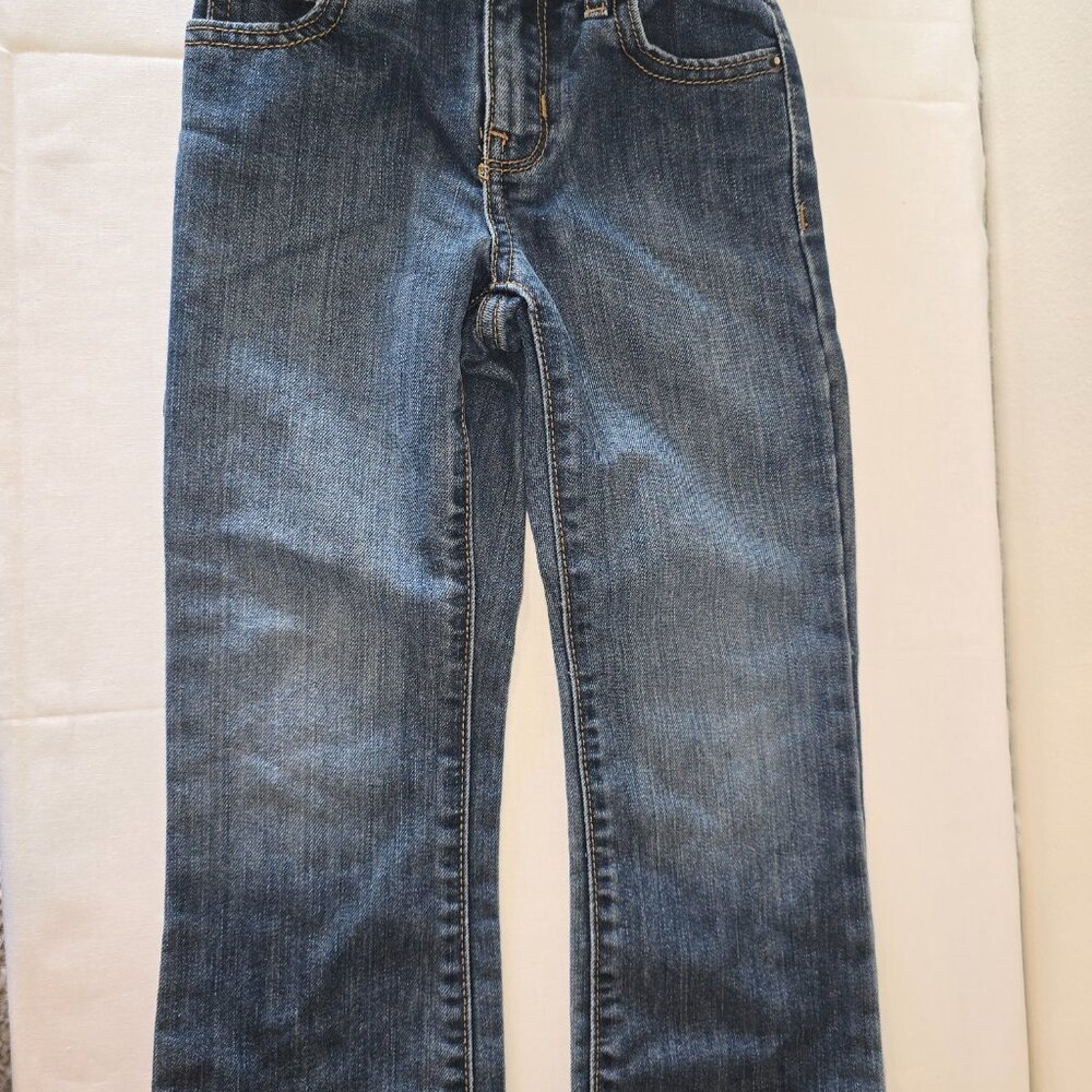 Children's Place, Boys Size 4, adjustable Waist Jeans, Gently-used condition - Picture 3 of 7